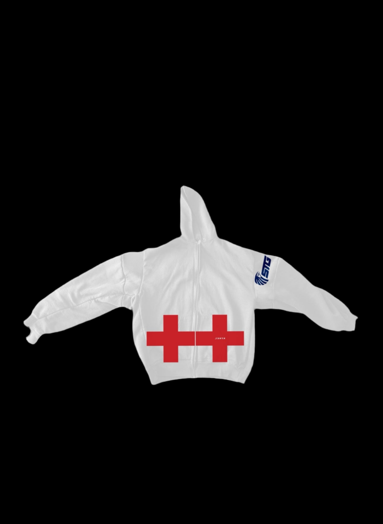 DOUBLE RED CROSS HOODIE – SWEET TALK