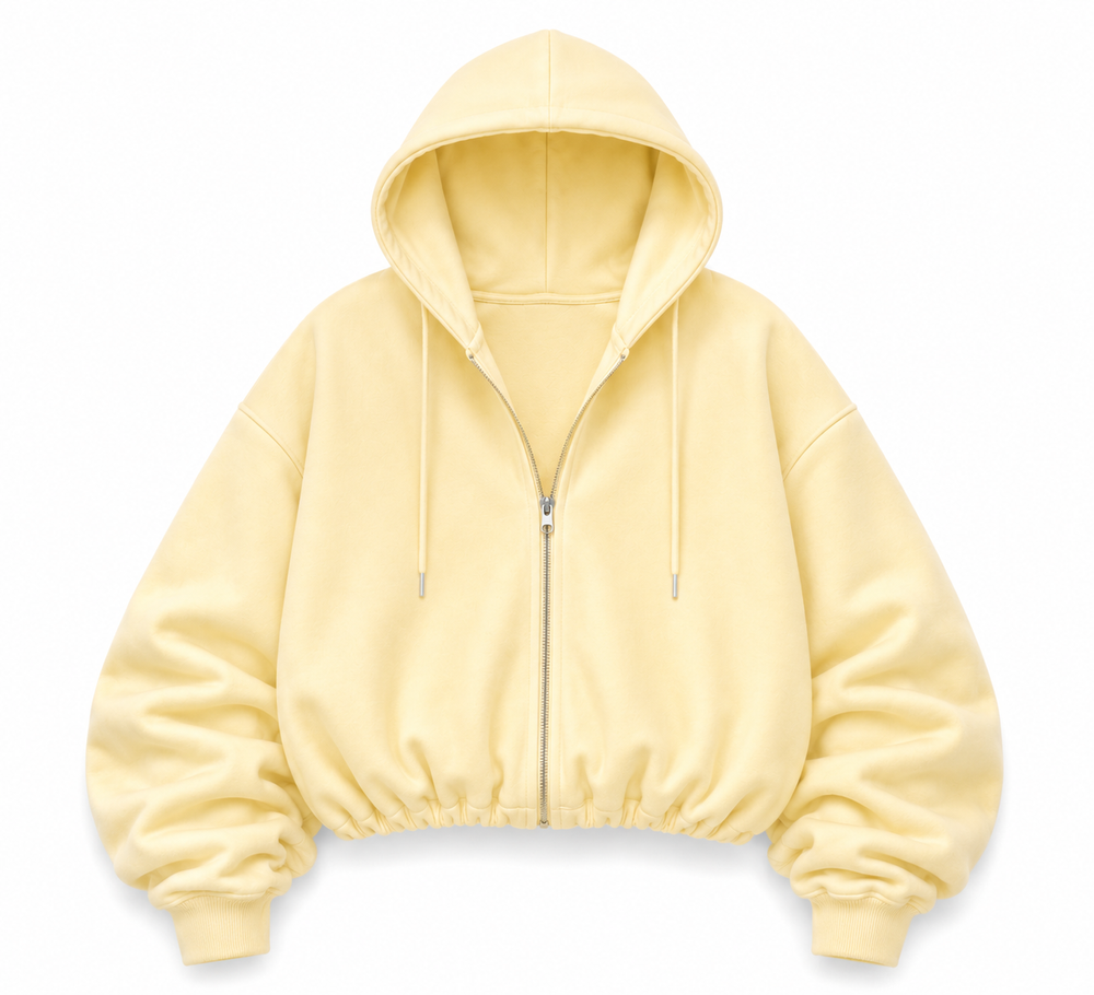 VANILLA BUTTER YELLOW HOODIE
