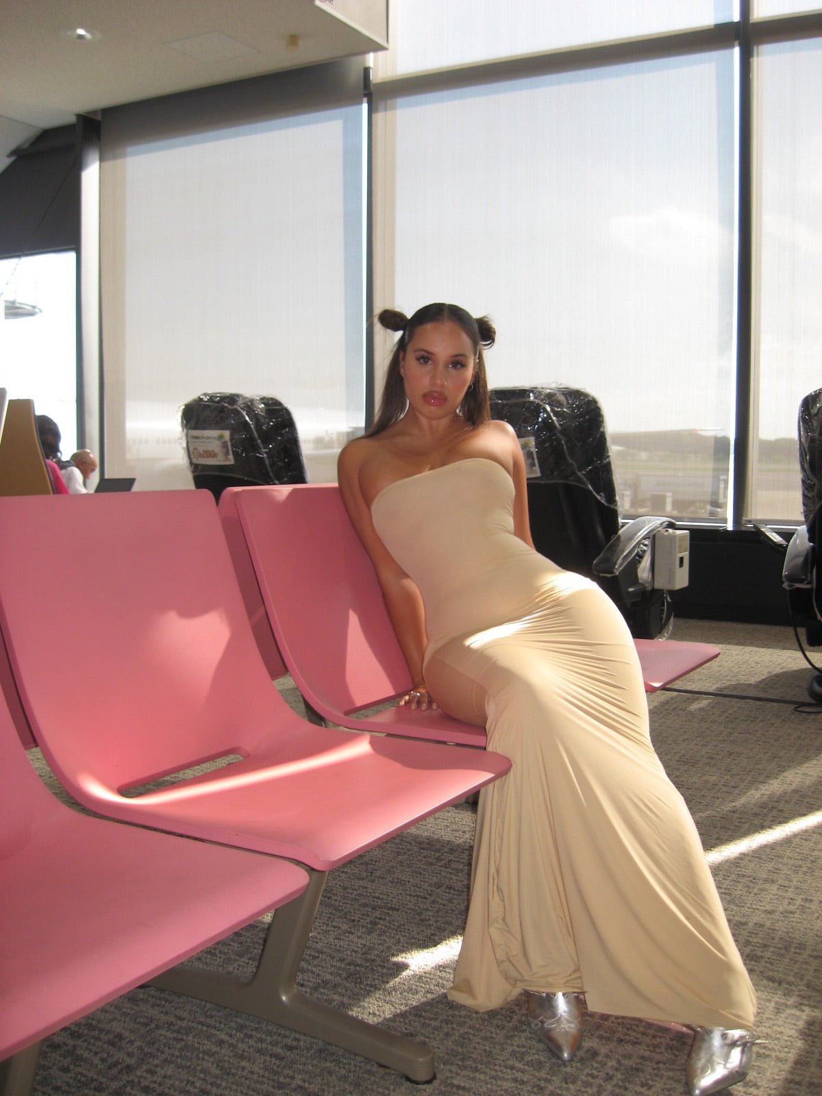 NUDE TUBE DRESS - SWEET TALK