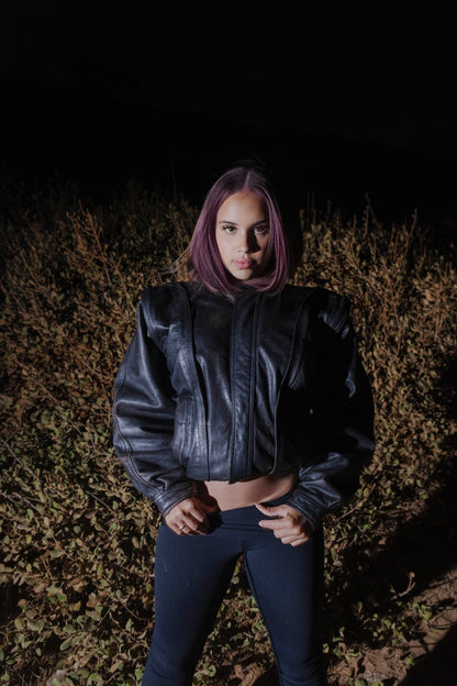 ONYX LEATHER JACKET - SWEET TALK