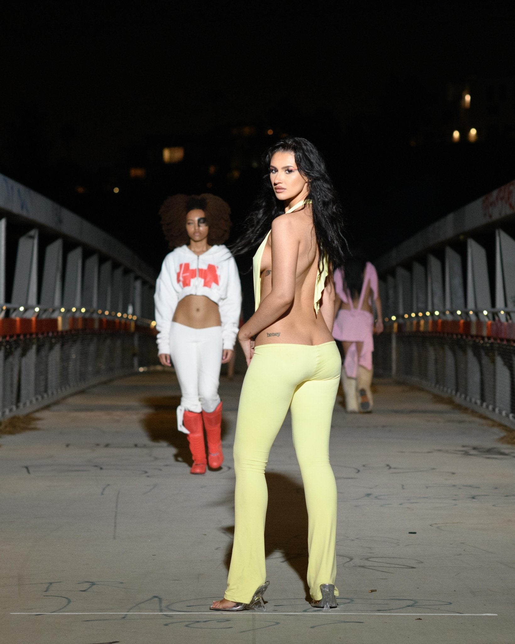 PALE YELLOW V JUMPSUIT - SWEET TALK