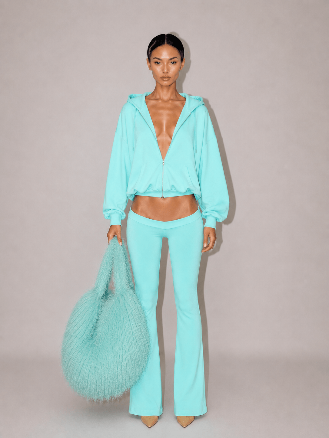 ULTRA LOW WAIST AQUAMARINE LEGGING - SWEET TALK