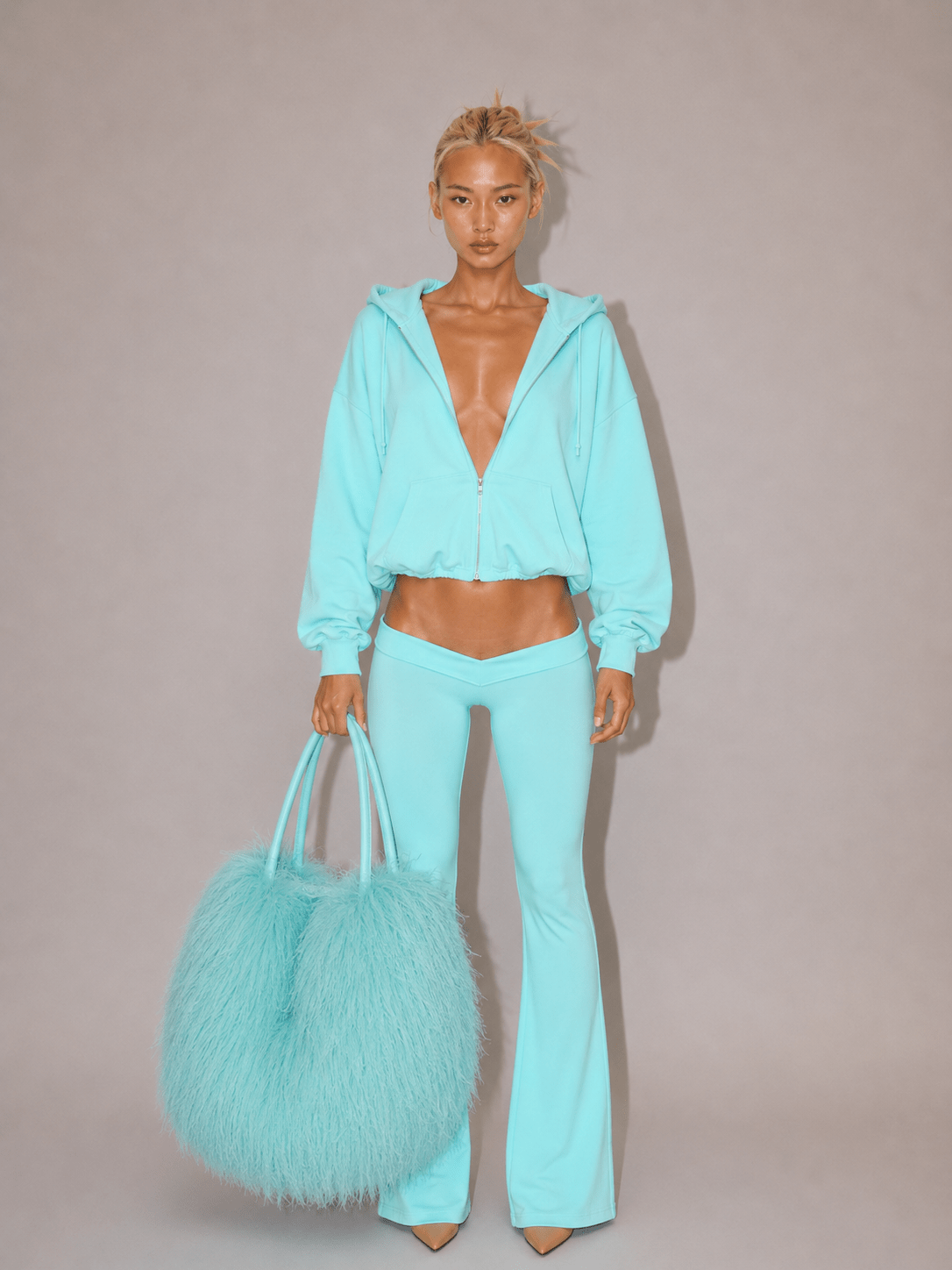 ULTRA LOW WAIST AQUAMARINE LEGGING - SWEET TALK