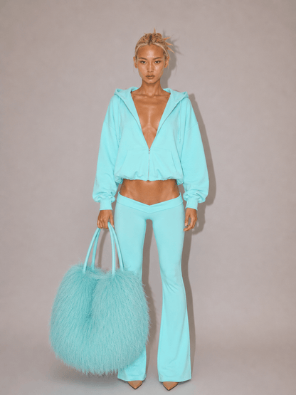 ULTRA LOW WAIST AQUAMARINE LEGGING - SWEET TALK