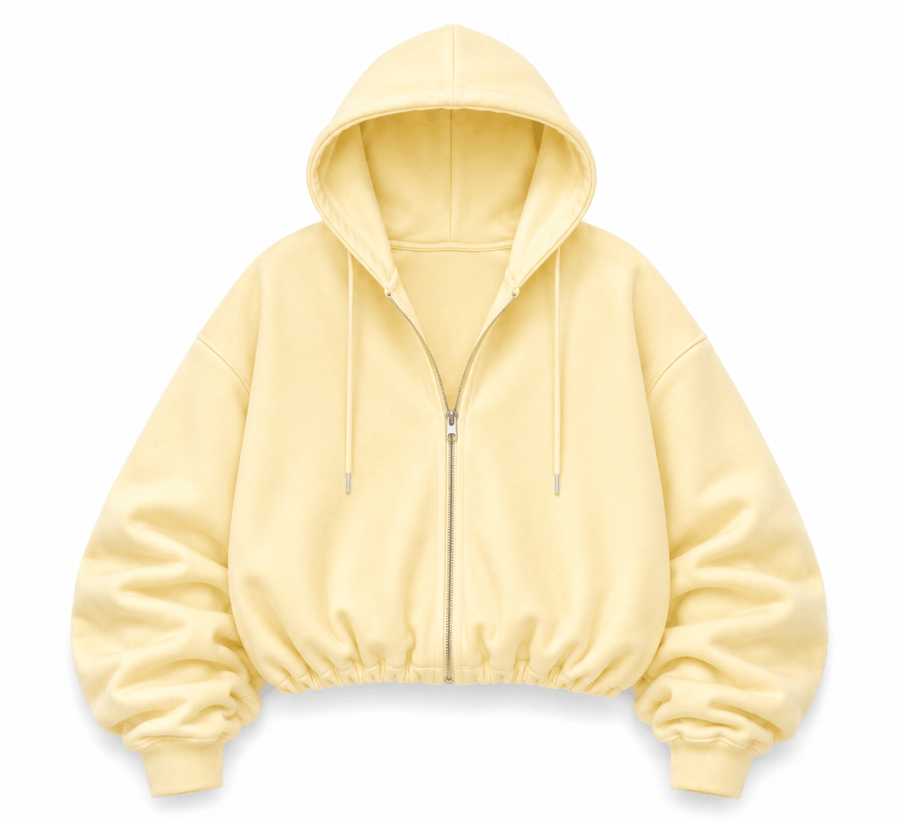 VANILLA BUTTER YELLOW HOODIE