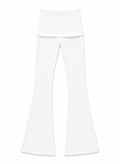 WHITE FOLD LEGGING
