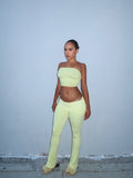 LEMON YELLOW BANDEAU