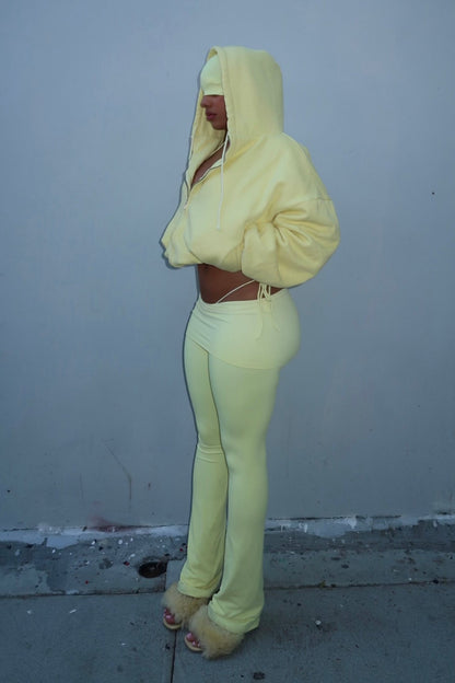 YELLOW FOLD LEGGING - SWEET TALK