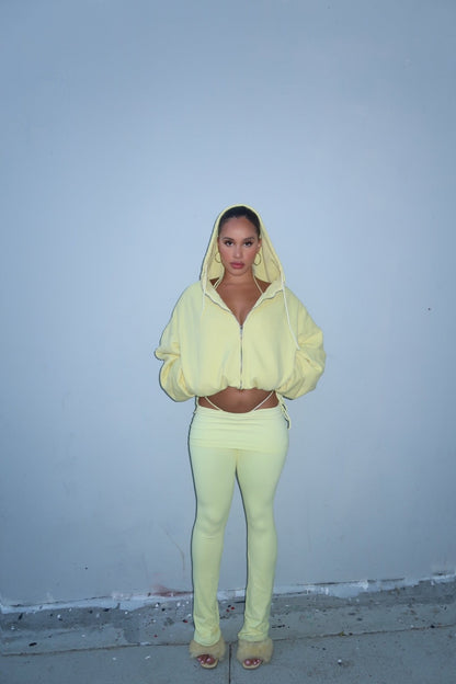 YELLOW FOLD LEGGING - SWEET TALK
