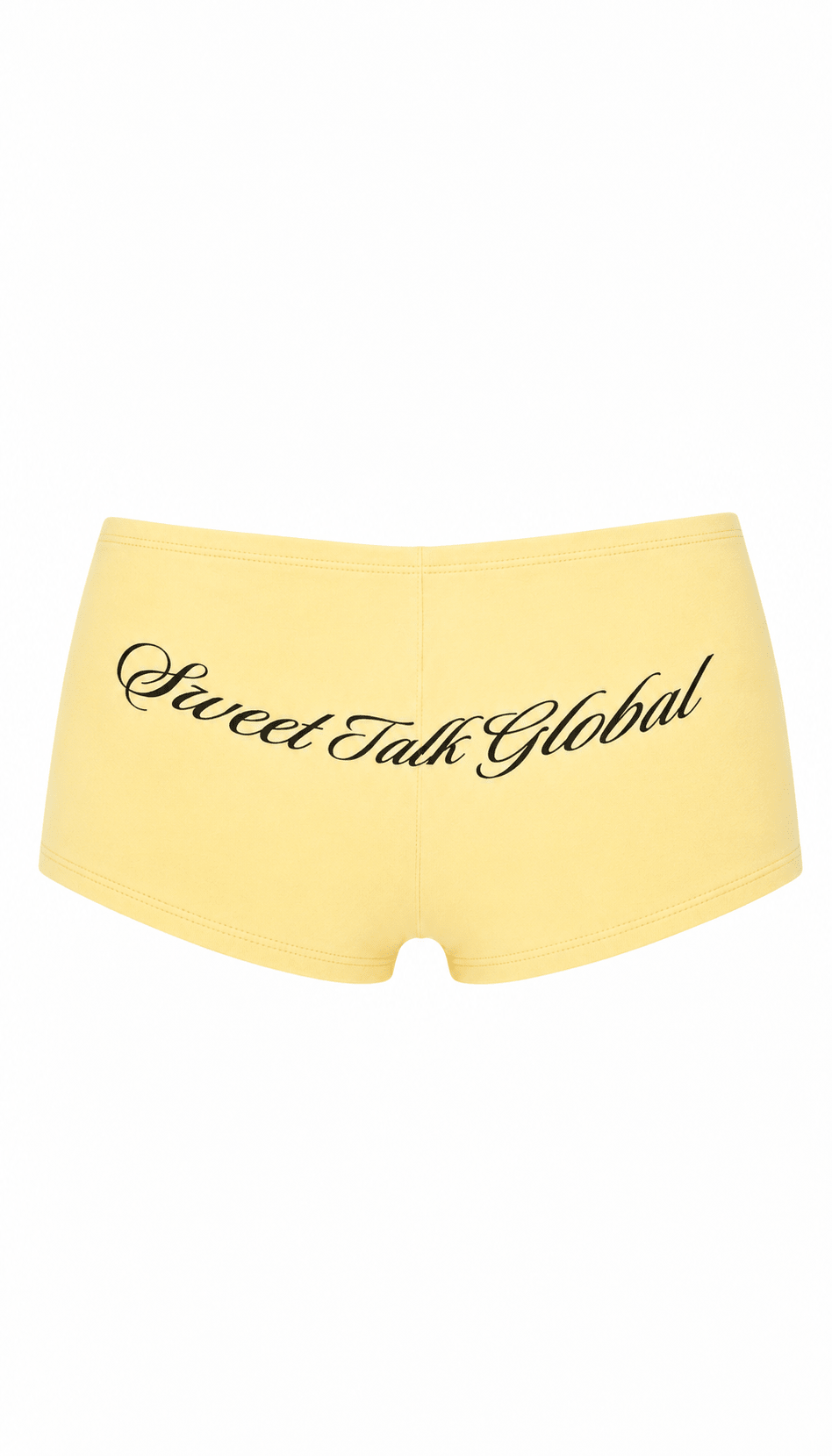 YELLOW MICRO CURSIVE SHORT - SWEET TALK